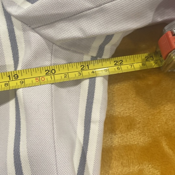 🆕Ralph Lauren Lauren Striped Blazer In Lavender Multi. Size 16 - Picture 11 of 12